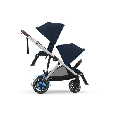 Cybex e-Gazelle S - Silver/Ocean Blue - obrázek
