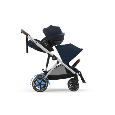 Cybex e-Gazelle S - Silver/Ocean Blue - obrázek