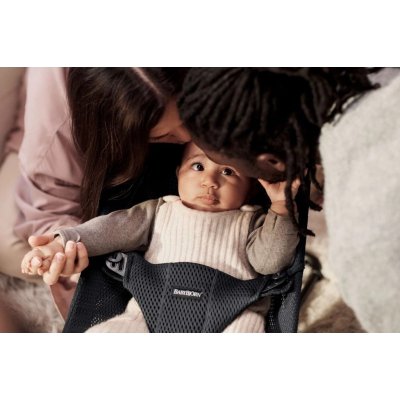 BabyBjörn Potah na lehátko Balance Bliss Mesh - Black - obrázek
