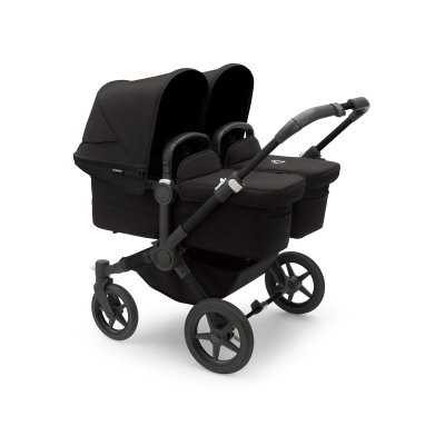 Bugaboo Donkey5 Kompletní kočárek Twin - Black/Midnight Black