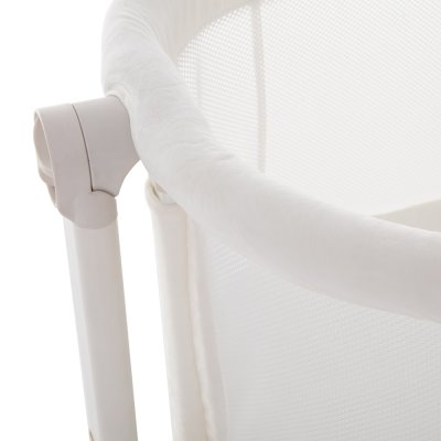 Petite&Mars Polohovatelná postýlka s funkcí kolébky 2v1 White - obrázek