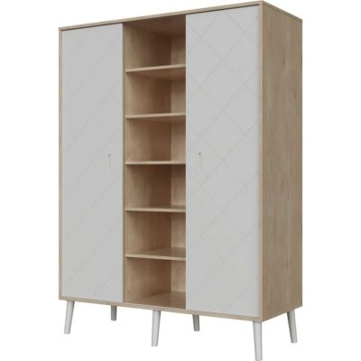 Faktum Třídílná skříň Peak - Natural