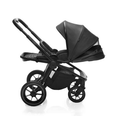 Zopa Set Move Cross 3 + hluboká korba Move XL 3 + adaptéry - All Black - obrázek