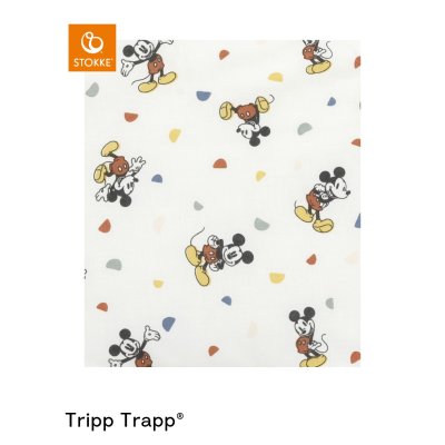 Stokke Sleepi Mini Prostěradlo V3 Mickey Celebration - obrázek