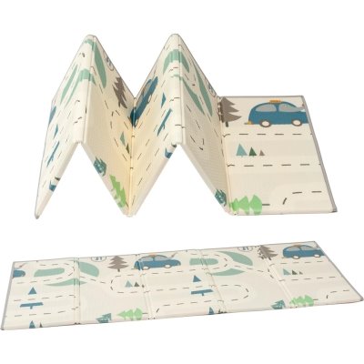 Reemy Podložka skládací pěnová 180 x 150 cm - Les/Auta - obrázek