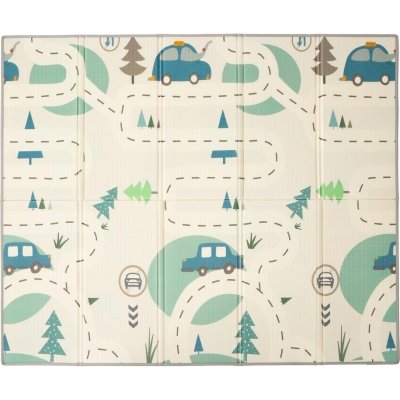 Reemy Podložka skládací pěnová 180 x 150 cm - Les/Auta - obrázek