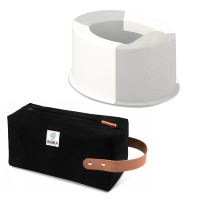 Buubla Cenově zvýhodněný set Skládací nočník + obal na nočník - Snow white