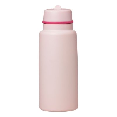 b.box Nerezová termoláhev s brčkem 1000 ml - Pink Paradise - obrázek