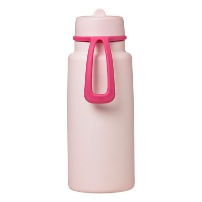 b.box Nerezová termoláhev s brčkem 1000 ml - Pink Paradise - obrázek