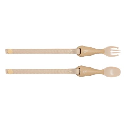 Bibado Handi Dětský příbor s klipem - Fawn - obrázek