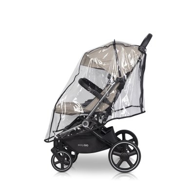 EasyGo Echo Kočárek pro dvojčata/sourozence - Savana Beige - obrázek