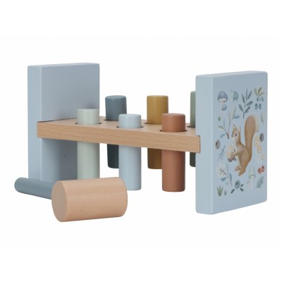 Little Dutch Zatloukačka dřevěná - Forest friends - obrázek