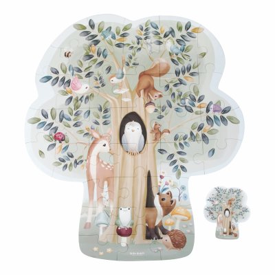 Little Dutch Puzzle Maxi - Forest friends - obrázek