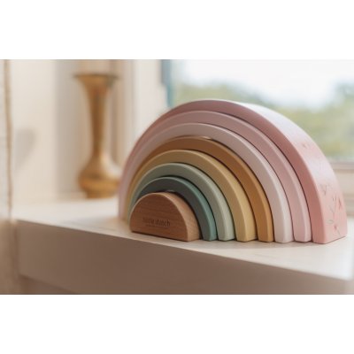 Little Dutch Skládačka dřevěná duha - Fairy garden - obrázek