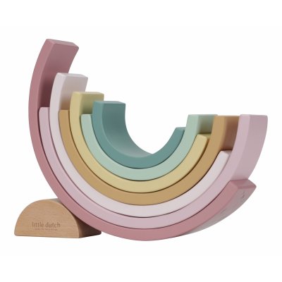 Little Dutch Skládačka dřevěná duha - Fairy garden - obrázek