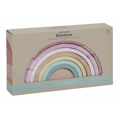 Little Dutch Skládačka dřevěná duha - Fairy garden - obrázek