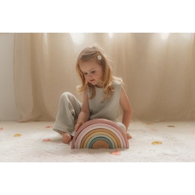 Little Dutch Skládačka dřevěná duha - Fairy garden - obrázek
