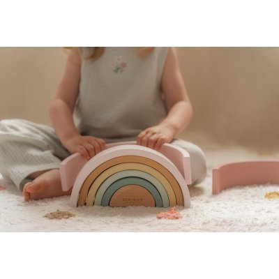 Little Dutch Skládačka dřevěná duha - Fairy garden - obrázek