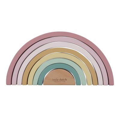 Little Dutch Skládačka dřevěná duha - Fairy garden