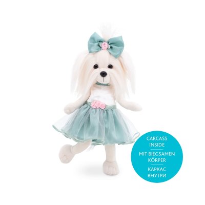 Orange Toys Lucky Doggy Plyšový pejsek Maltézská fenka - Mimi Rose Bud - obrázek