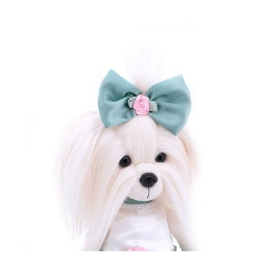 Orange Toys Lucky Doggy Plyšový pejsek Maltézská fenka - Mimi Rose Bud - obrázek