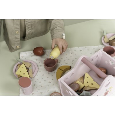 Little Dutch Sada na piknik dřevěná - obrázek