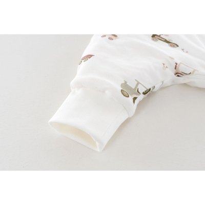 Träumeland Spací pytel „to Go“ - Little Farm Grün, 104 cm - obrázek