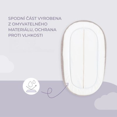 Träumeland Hnízdečko Home Air - Blau Meliert - obrázek