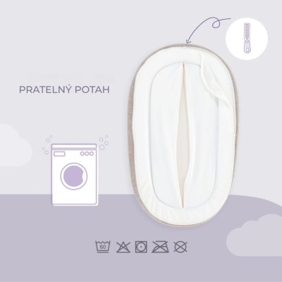 Träumeland Hnízdečko Home Air - Beige Meliert - obrázek