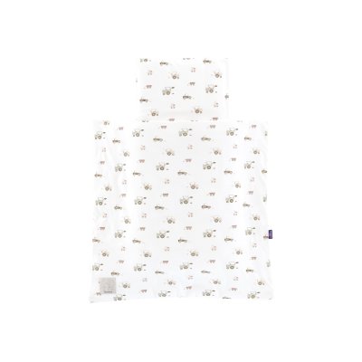 Träumeland povlečení do kolébky 80/80 + 35/40 - Little Farm Grün - obrázek