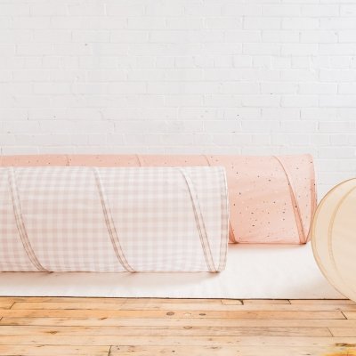 3 Sprouts Dětský Tunel Recycled - Terrazzo/Clay - obrázek