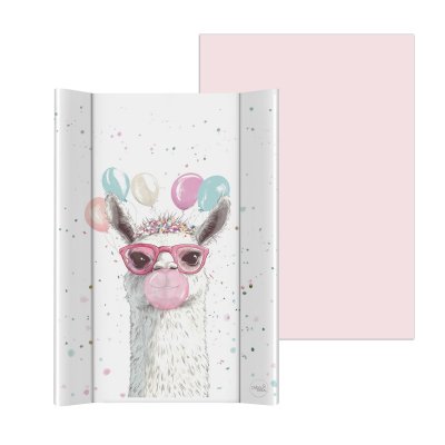 Ceba Baby Přebalovací podložka 2hranná měkká 50 x 70 cm Basic - Crazy Llama - obrázek