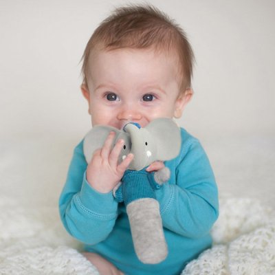 Meiya&Alvin pískátko/kousátko - Sloník Alvin, 17 cm - obrázek