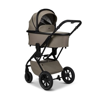 Moon Piú Extra Kompletní kočárek - Mud/Black Matt - obrázek