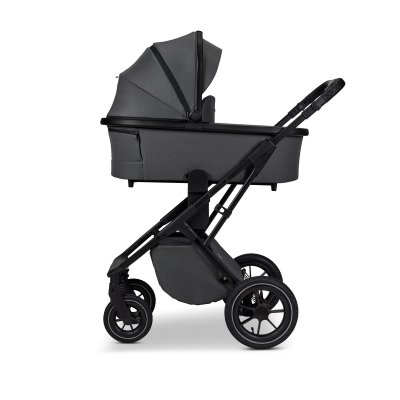 Moon Piú Extra Kompletní kočárek - Anthra/Black Matt - obrázek