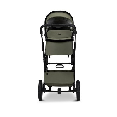 Moon Piú Extra Kompletní kočárek - Moss/Black Chrome - obrázek