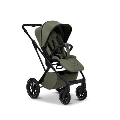 Moon Piú Extra Kompletní kočárek - Moss/Black Chrome - obrázek