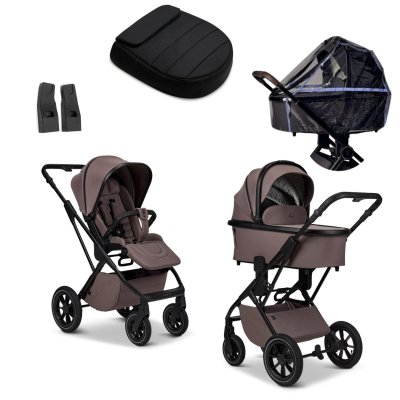 Moon Piú Extra Kompletní kočárek - Tonka/Black Matt