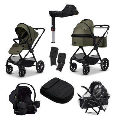 Moon Clicc Maxi Kompletní kočárek - Moss Green Melange