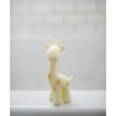 Tikiri chrastítko/kousátko z přírodní gumy - Žirafka - obrázek
