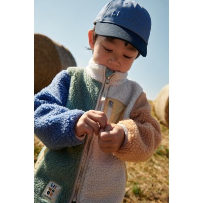 Liewood Nolan Dětská fleecová mikina - Peppermint Multi Mix, vel. 110 - obrázek