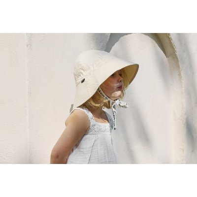 Elodie Details Klobouček proti slunci - Oat White, 12 - 24 m - obrázek