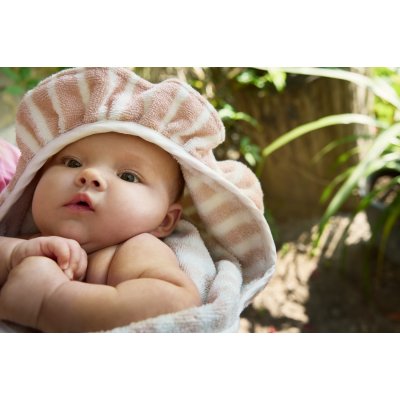 Elodie Details Osuška s kapucí - Candy Stripes - obrázek