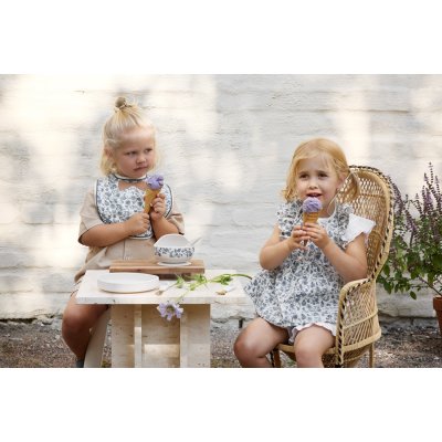 Elodie Details Silikonová miska s ocelovou lžičkou - Garden Leo Toile - obrázek