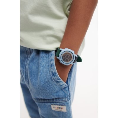 Liewood Sussi Dětské hodinky - Dinosaurs/Mist - obrázek