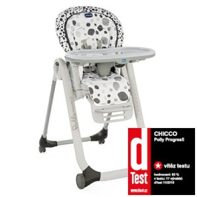 Chicco židlička jídelní Polly Progres5 - Anthracite