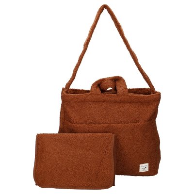 Kidzroom Taška na pleny Care Sofia Loyal Love - Tmavě hnědá - obrázek