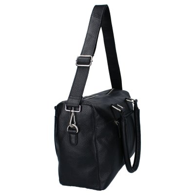 Kidzroom Taška na pleny Care Rome Lovely Leather - Černá - obrázek