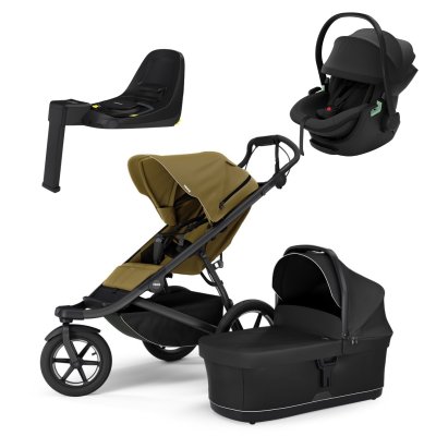 Thule Urban Glide 3 Kompletní kočárek + Autosedačka s bází - Green/Black