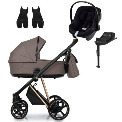 Roan Ivi Kompletní set + Autosedačka s bází - Rose Gold/Cocoa